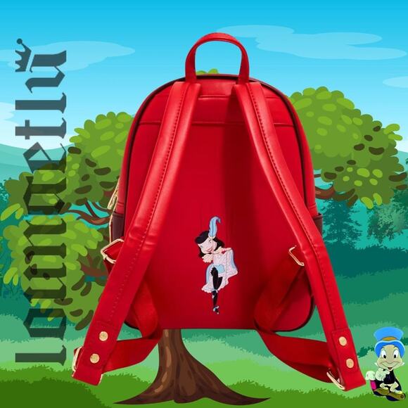 NWT Loungefly Disney Pinocchio Marionette Mini Backpack main image 8